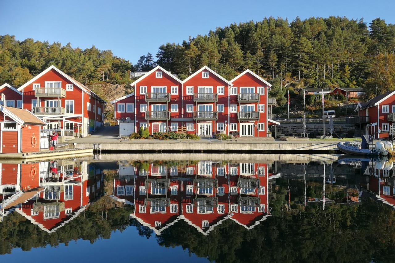 Tregde Ferie Mandal Exterior foto