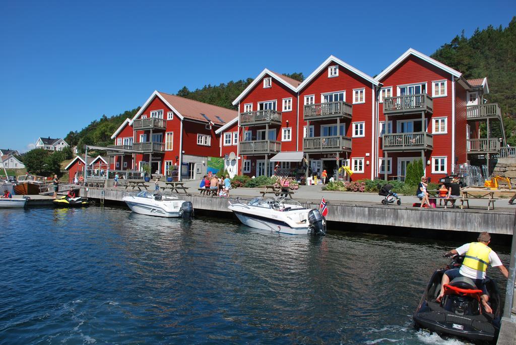 Tregde Ferie Mandal Exterior foto