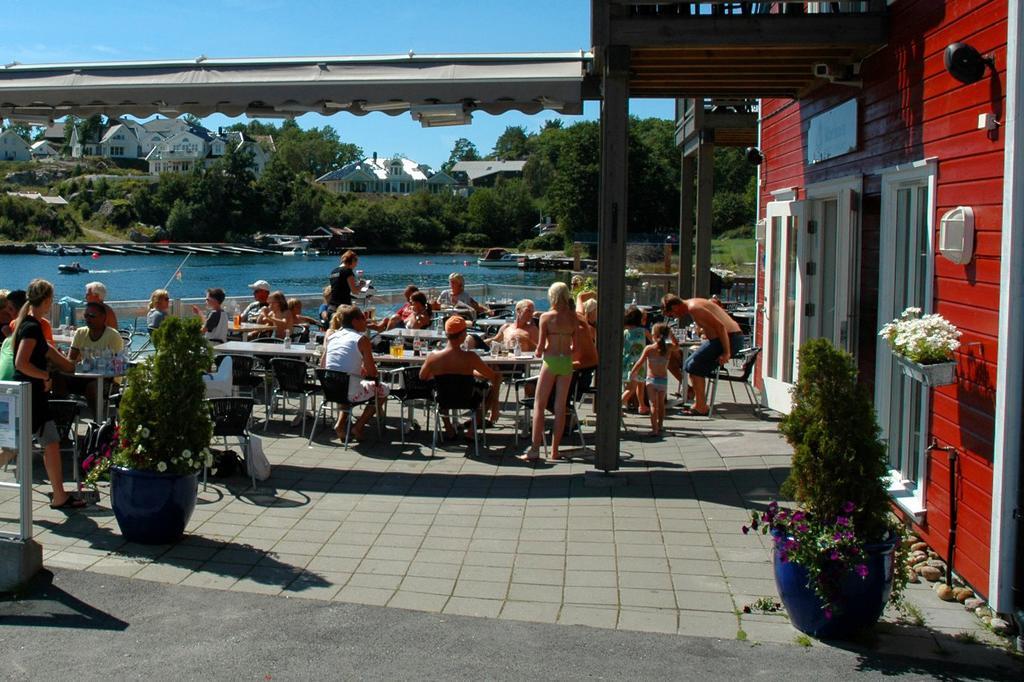 Tregde Ferie Mandal Exterior foto