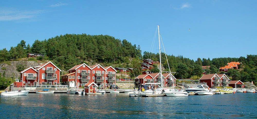 Tregde Ferie Mandal Exterior foto